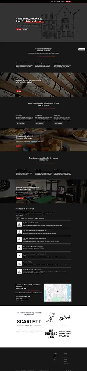 The Royal Navy Volunteer website preview